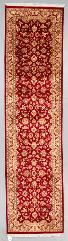 A runner, Kashmir, ca 313 x 79 cm.