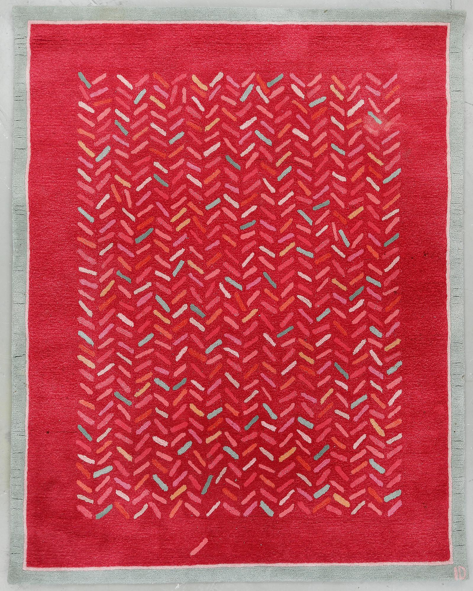 MATTA, flossa, Ingrid Dessau, Kinnasand, signerad, 1980/90-tal. Ca 248x195 cm.