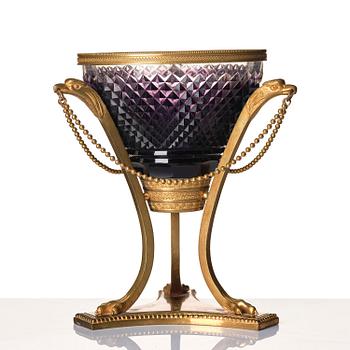 Uppsatsskål, troligen Ryssland, sent 1800-tal, Empirestil.