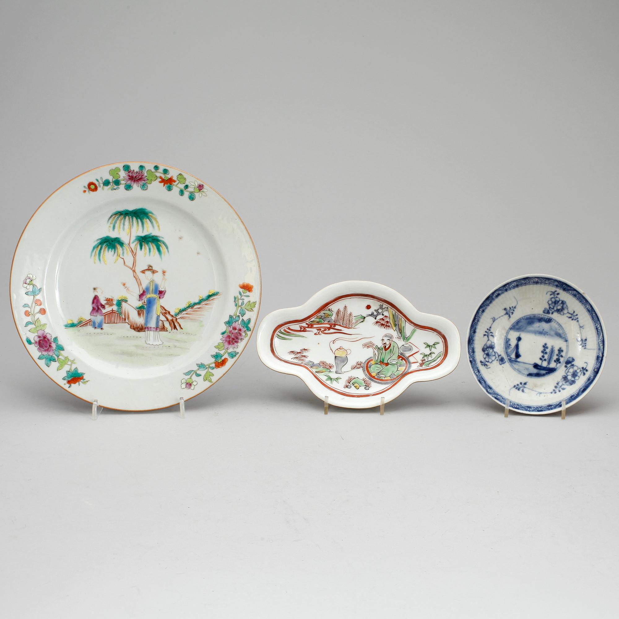 PARTI PORSLIN, Qing dynastin - modern tillverkning.