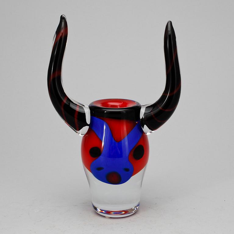 SKULPTUR, glas, Erik Höglund, signerad o daterad -91. Numrerad 37/350.