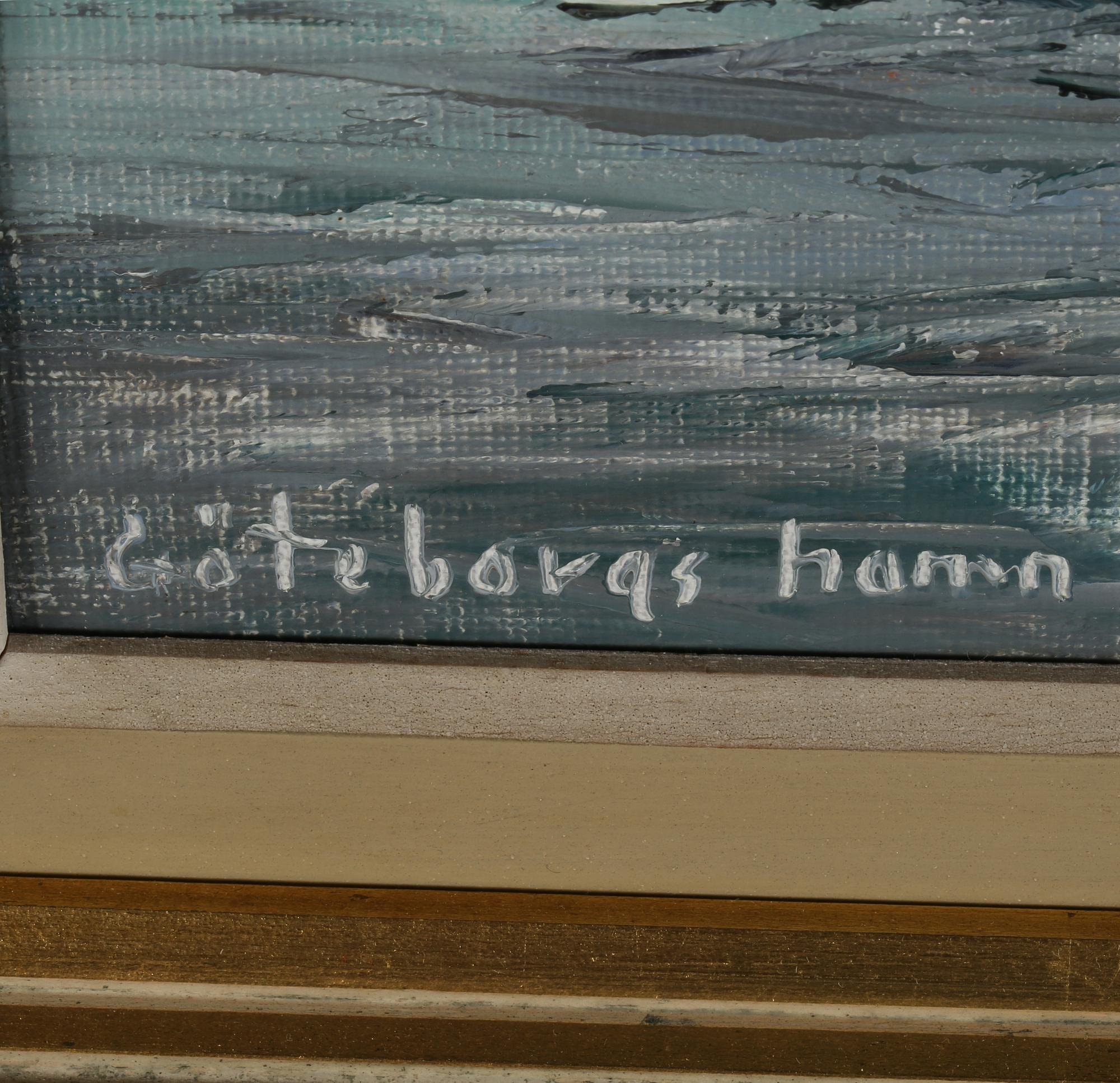 KURT ERIK HEINONEN, olja på duk, signerad.