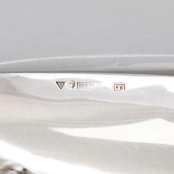 Vateja, 5 kpl, hopeaa ja messinkiä, Birgit Rydman ja Liisa Heinämaa, Tillander, Helsinki 1950-luku.