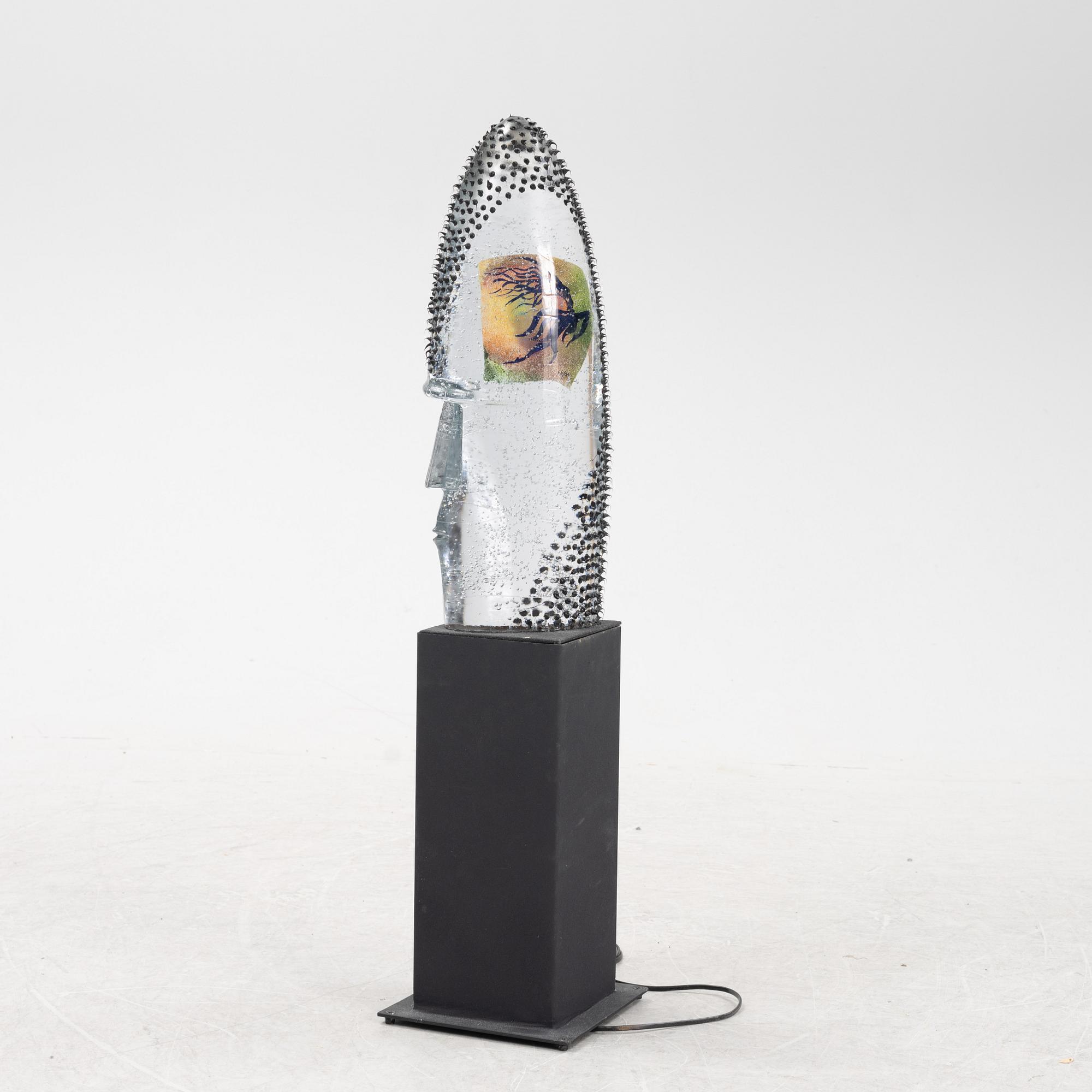 Kjell Engman, glasskulptur, Kosta Boda, unik.