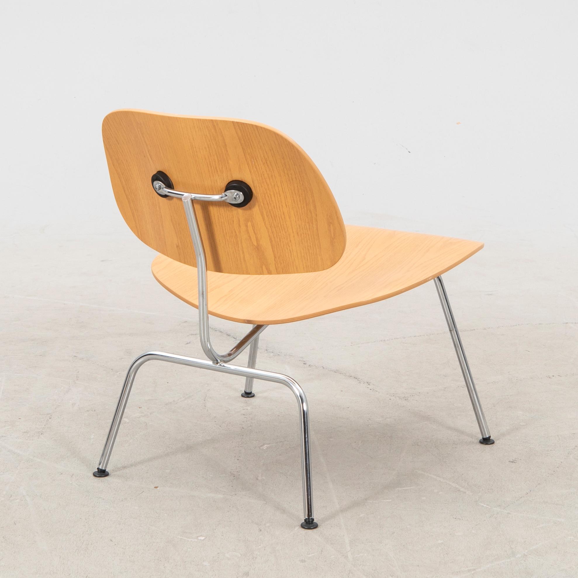 A 'LCM' Plywood Group chair by Charles and Ray Eames for Vitra 2012.