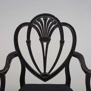KARMSTOLAR, ett par. England, 1900-talets mitt.