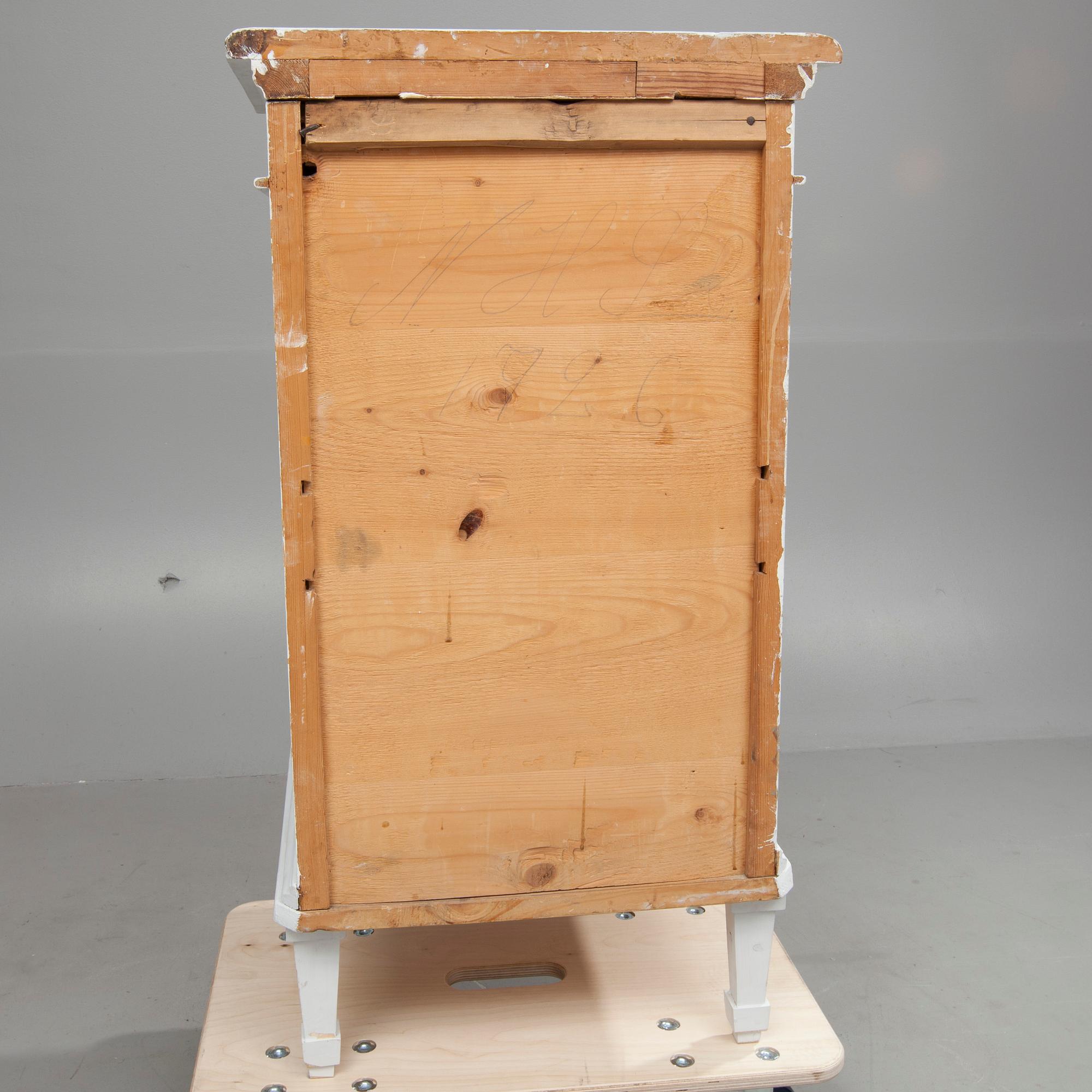 POTTSKÅP, gustaviansk stil, 1900-tal.