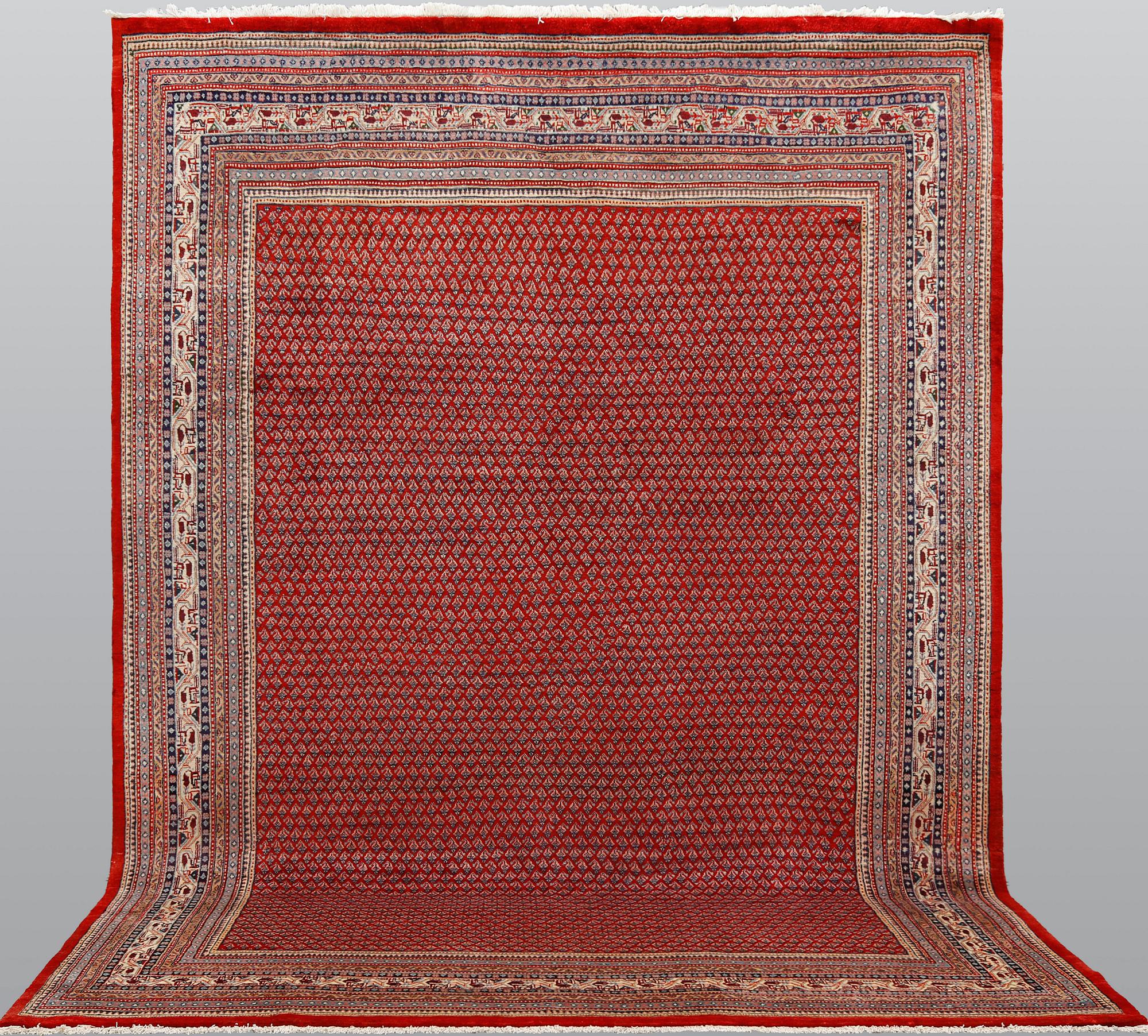 A carpet, Sarouk - Mir, ca 380 x 274 cm.
