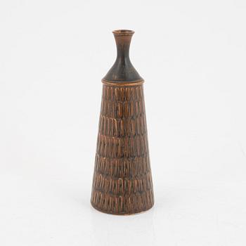 Stig Lindberg, a stoneware vase, Gustavsberg studio, Sweden 1963.