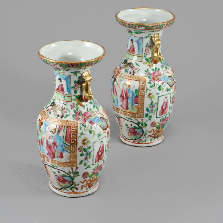 VASER, ett par, Kanton, Kina, 1800-tal.