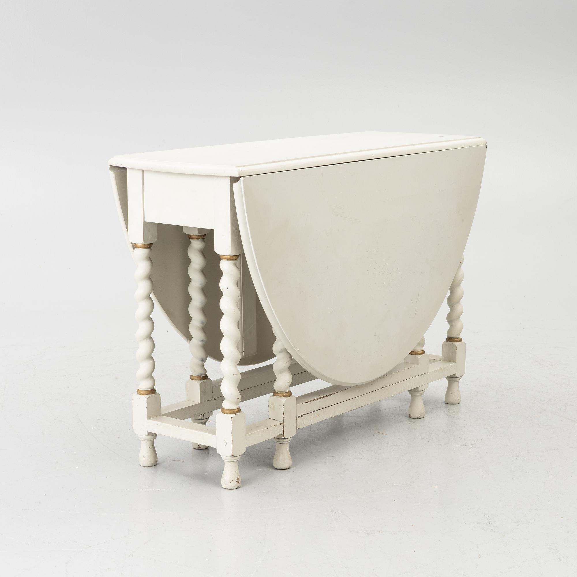 Drop-leaf table, Nordiska Kompaniet, first half of the 20th century.