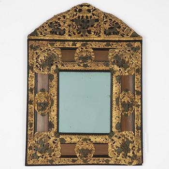 A Baroque style mirror, 19th Century.