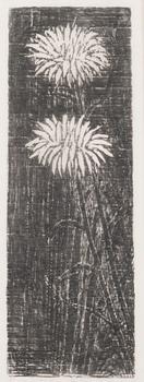 HILKKA SILVEKOSKI, 2 kpl puupiirroksia, signeeratut ja päivätyt -52/-56.