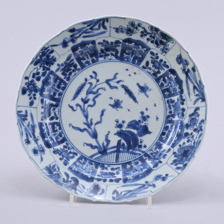 TALLRIK, porslin, Kina, Kangxi, 1700-tal.