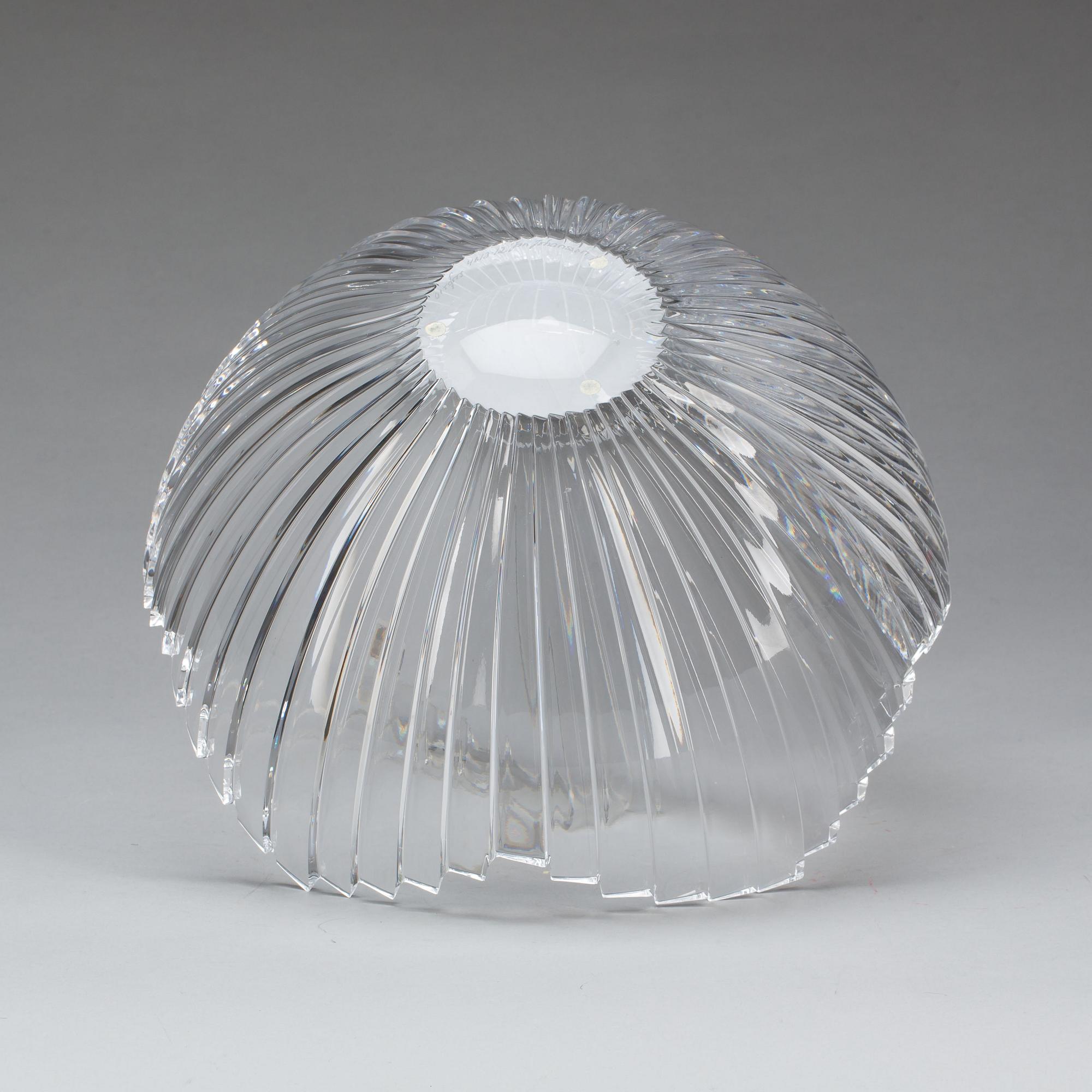 SKÅL, glas. Jan Johansson 4613-12. Orrefors Expo. 1984.