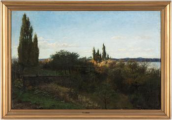 ROBERT THEGERSTRÖM, oil on canvas, signed and dated 1879.