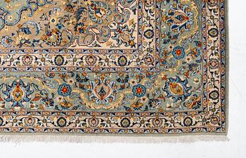 Carpet, Keshan, approx. 440 x 320 cm.