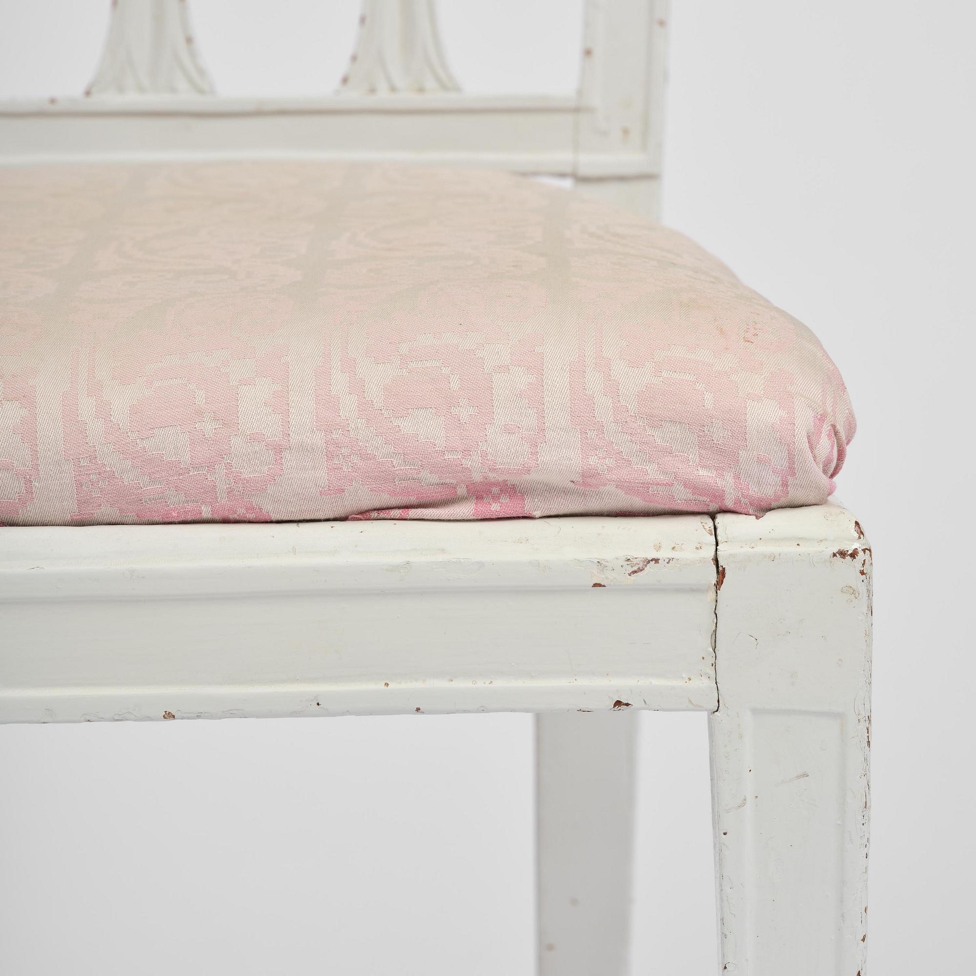 A set of six late Gustavian chairs by E. Öhrmark (master in Stockholm 1777-1813).