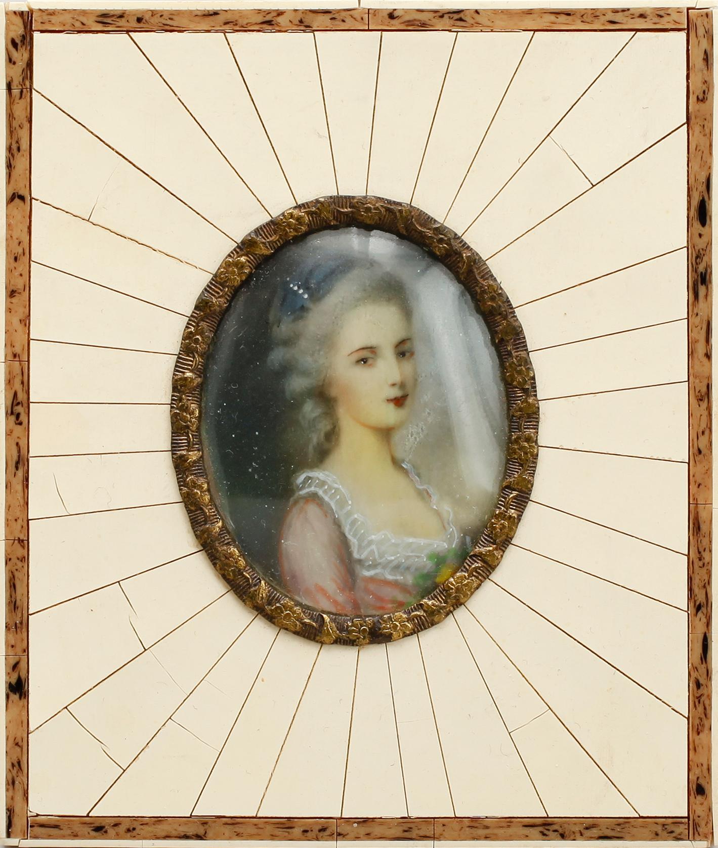 MINIATYRMÅLNINGAR, 7 st, 1800-/1900-tal.