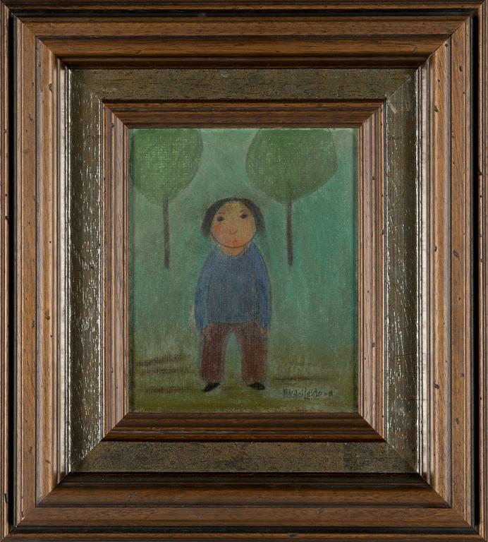 Nikolai Lehto, oil on board, signed and dated -81.