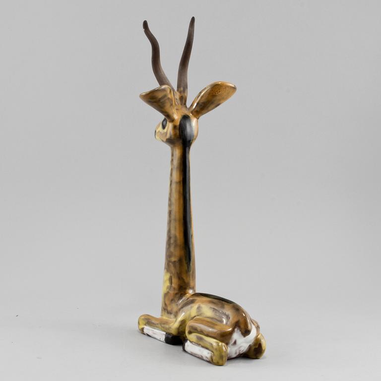 FIGUR, stengods, Vicke Lindstrand, Upsala-Ekeby, 1900-talets andra hälft.