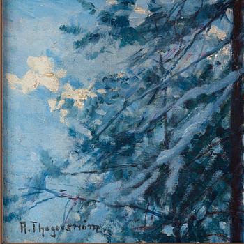 Robert Thegerström, Snow-laden pines.