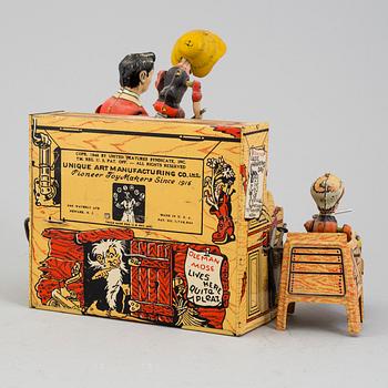 TIN TOY, 'Li'l Abner and his Dogpatch Band', Unique Art Manufact Co Inc, USA, 1940's.