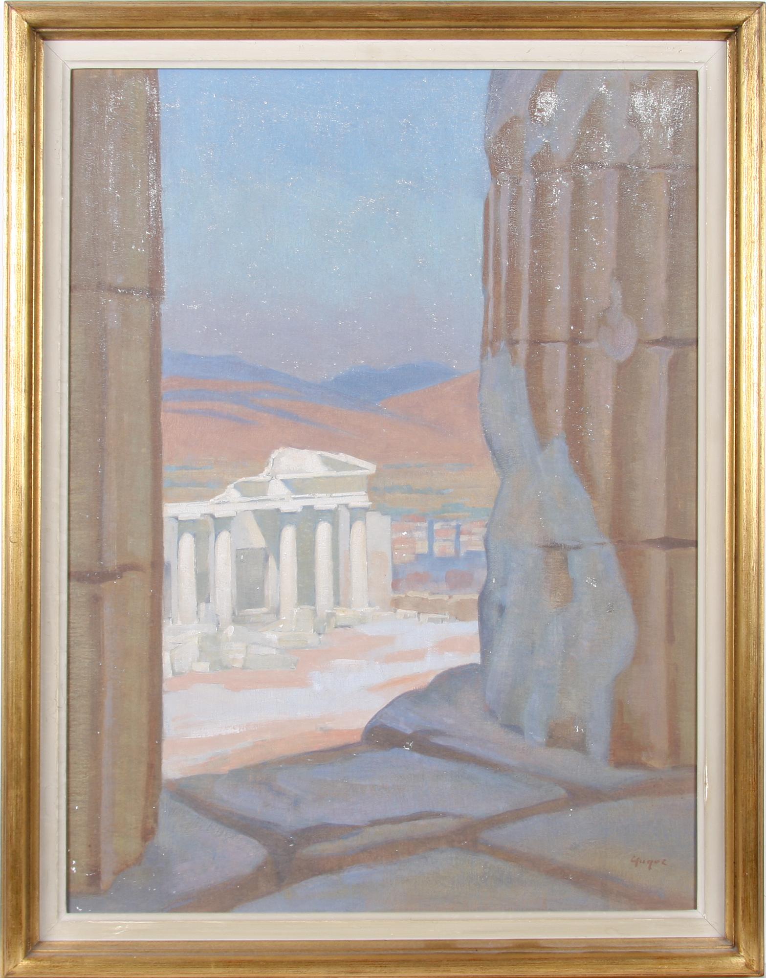 YNGVE BERG, olja på duk. Sign.