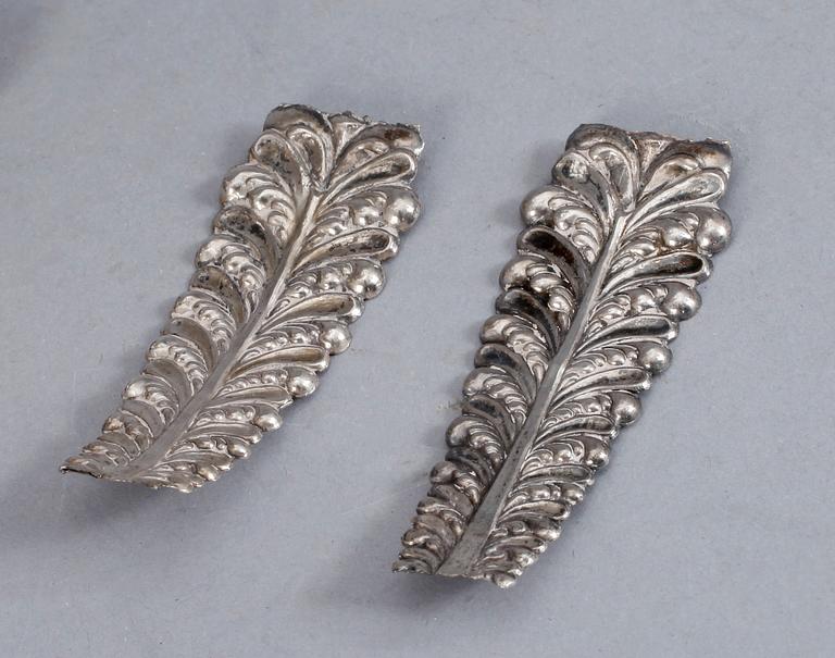 PRAKTURNA, silver, nyrokoko Hans Georg Vogt, Kristianstad, 1853. tot vikt ca 688 gram.