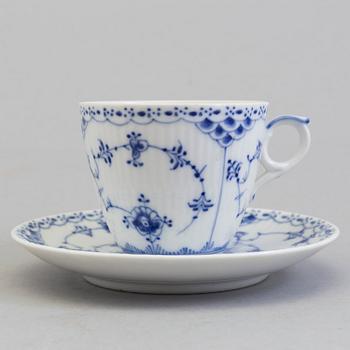 A COFFEE-SERVICE, 19 parts (12+6+1), porcelain, Royal Copenhagen, Denmark.