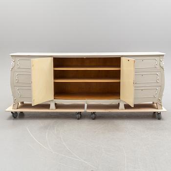 A rococo style sideboard by Fredrik Stærkmose, Odense.