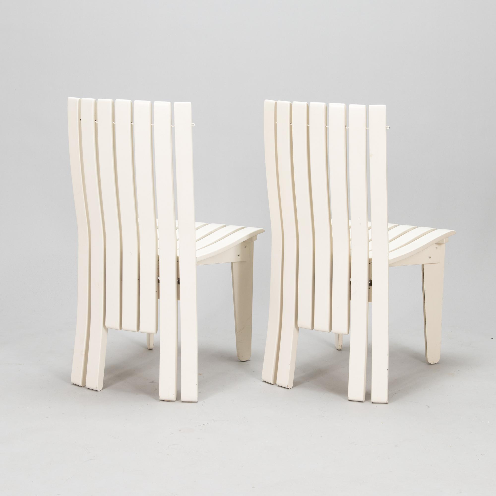 Alvar Aalto, a 5-piece 'Aurinko' (Sun-series) garden furniture suite for Artek 2009.