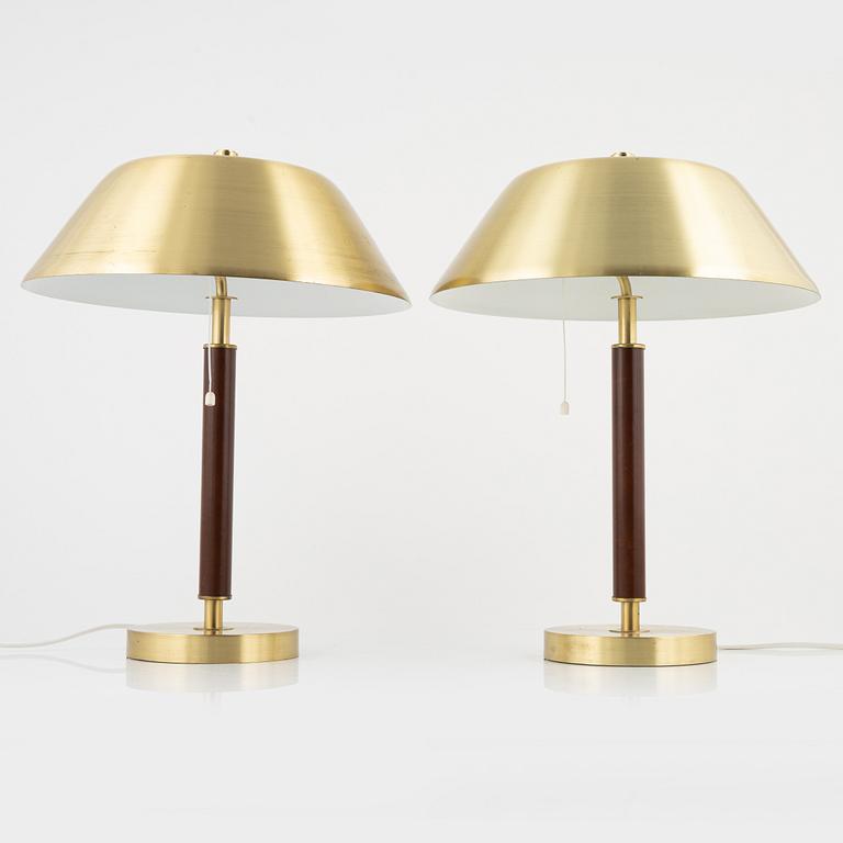 A pair of table lamps, Falkenbergs Belysning, Sweden, 1960's.