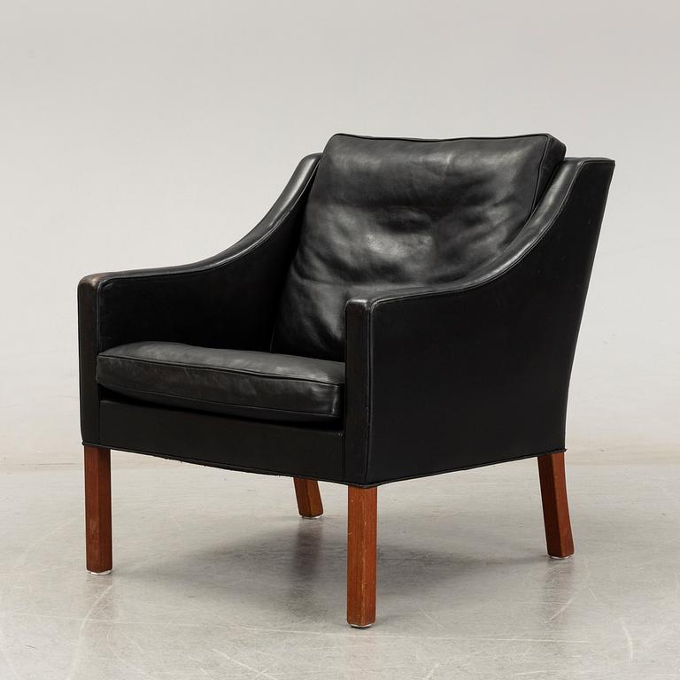 Børge Mogensen, a leather armchair, Denmark.