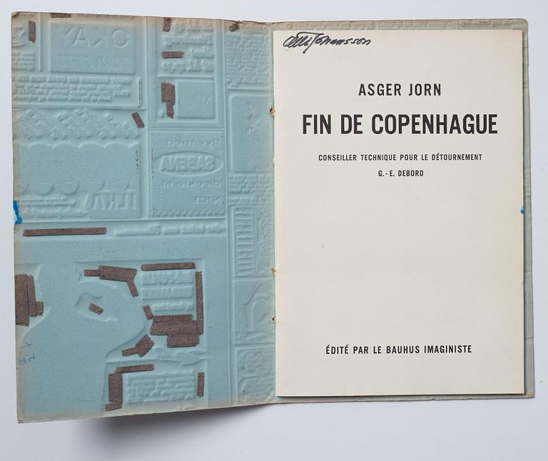 "Fin de Copenhague. Conseiller technique pour le détournement G.-E. Debord".