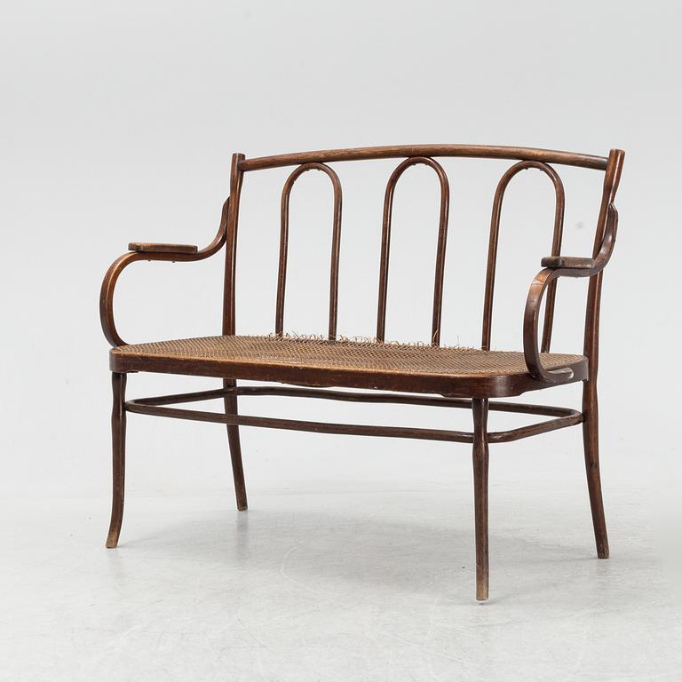 Thonet, a stained beech sofa 'Kanapee 105' from 1904.