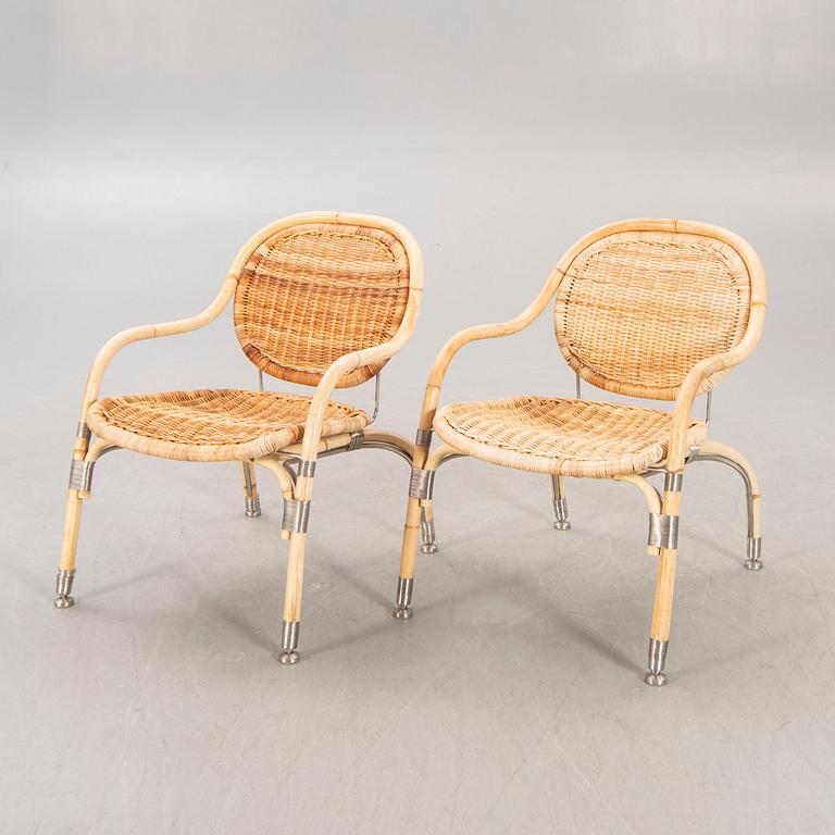 Mats Theselius, fåtöljer, ett par, "Nätön", IKEA PS. 2000-tal.