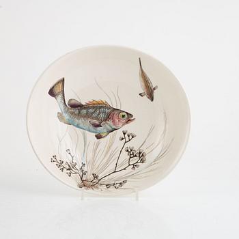 Fiskservis, 20 delar, flintgods, "Fish", Johnson Bros, England.