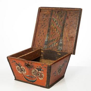 Box, folk art, Jämtland, 18th/19th century.