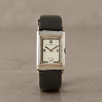 89. VACHERON & CONSTANTIN, Genève, "Art Deco", armbandsur, 22 x 30 (37) mm,