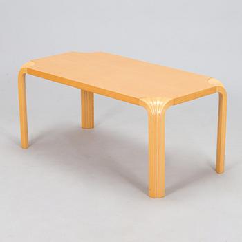 Alvar Aalto, a 1960s coffee table model MX800B, altered, for Artek.