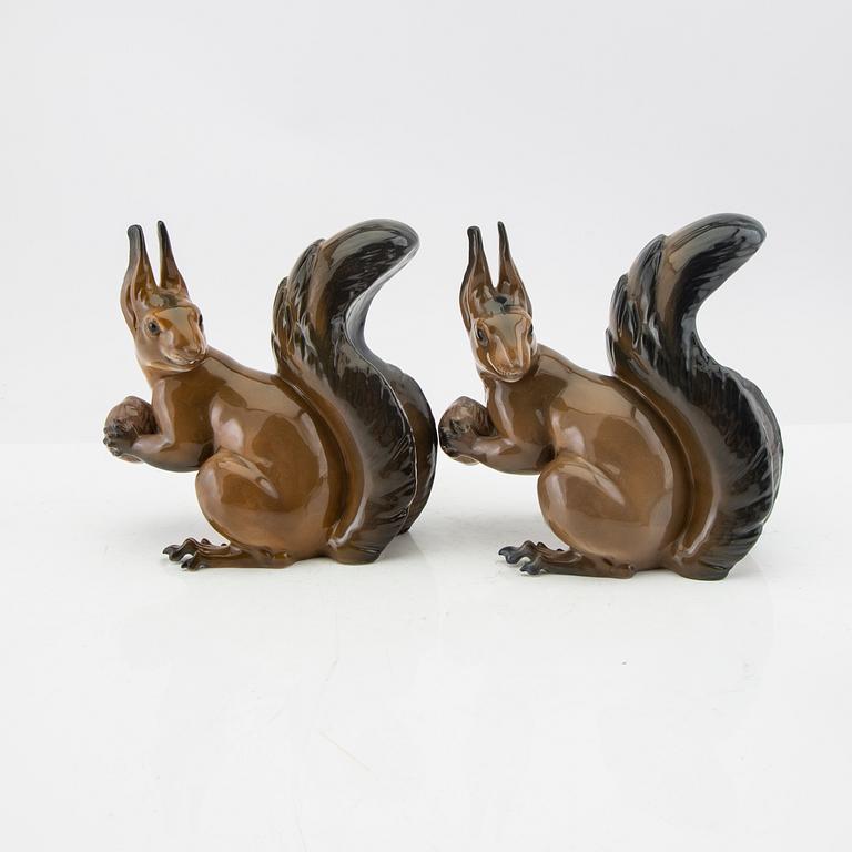 TH Kärner figurines 3 pcs Rosenthal Germany mid-20th century porcelain.