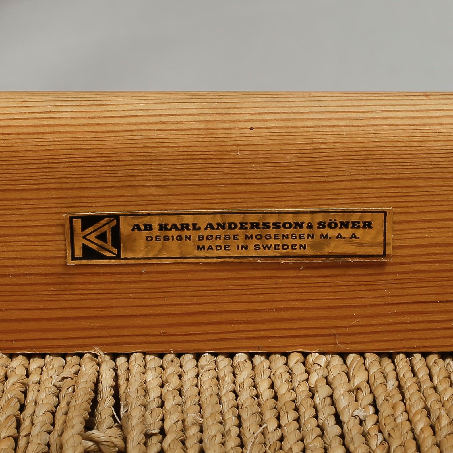 MATGRUPP, 5 delar, Borge Mogensen för Karl Andersson & Söner.