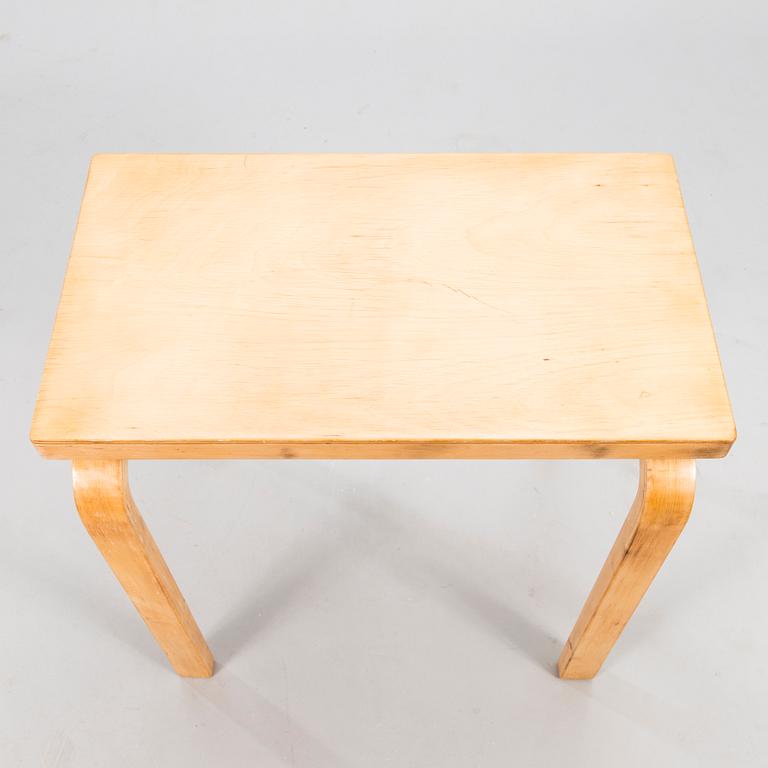 ALVAR AALTO, An early 1930s side table, marked "Aalto Design Made in Finland".