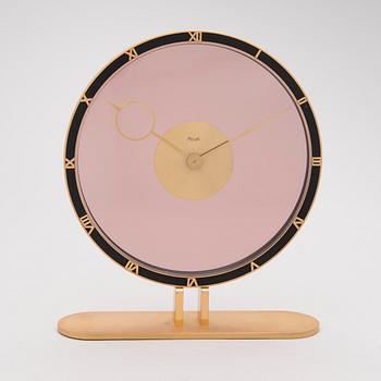 A Kienzle mantel clock, design by Heinrich Möllner, manufactured in 1960s-70s.