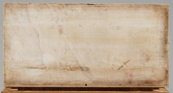 KONSOLBORD. Sengustavianskt, 1700-talets slut. Ritat av Louis Masreliez, utfört av Jean Baptiste Masreliez.