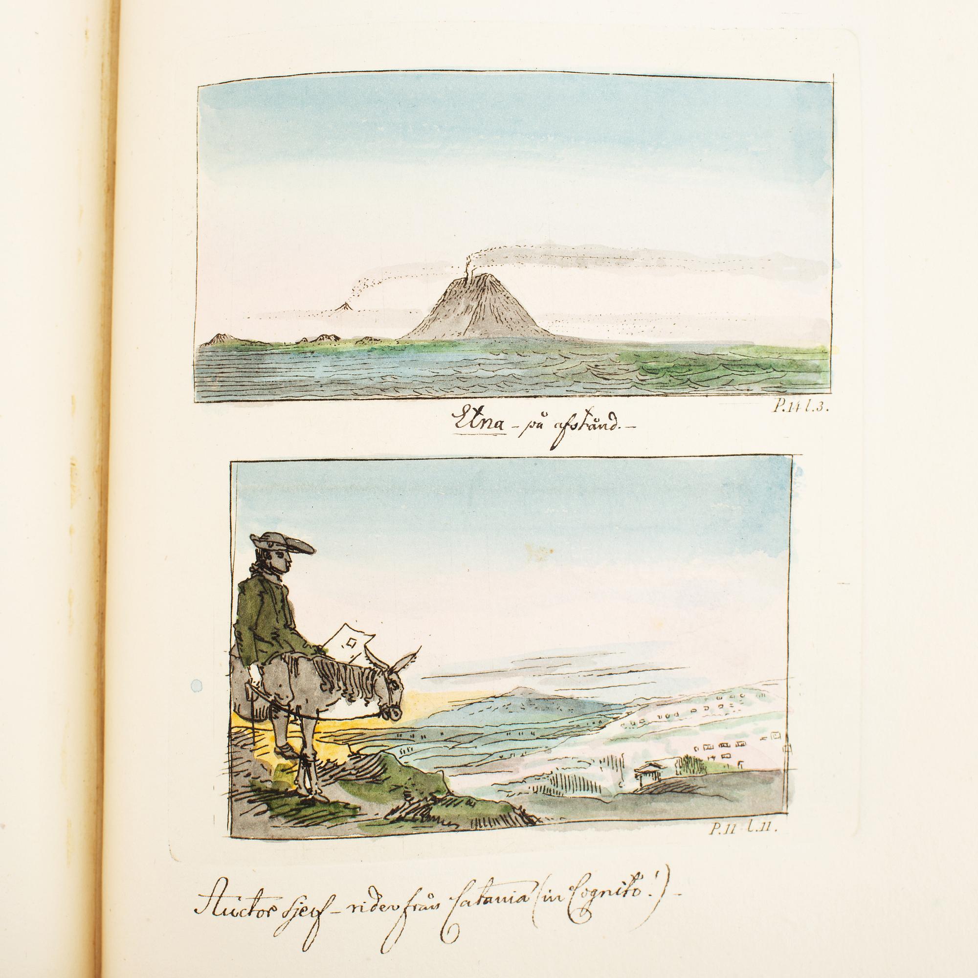 ”Journey to Italy”, with 38 hand-coloured plates.