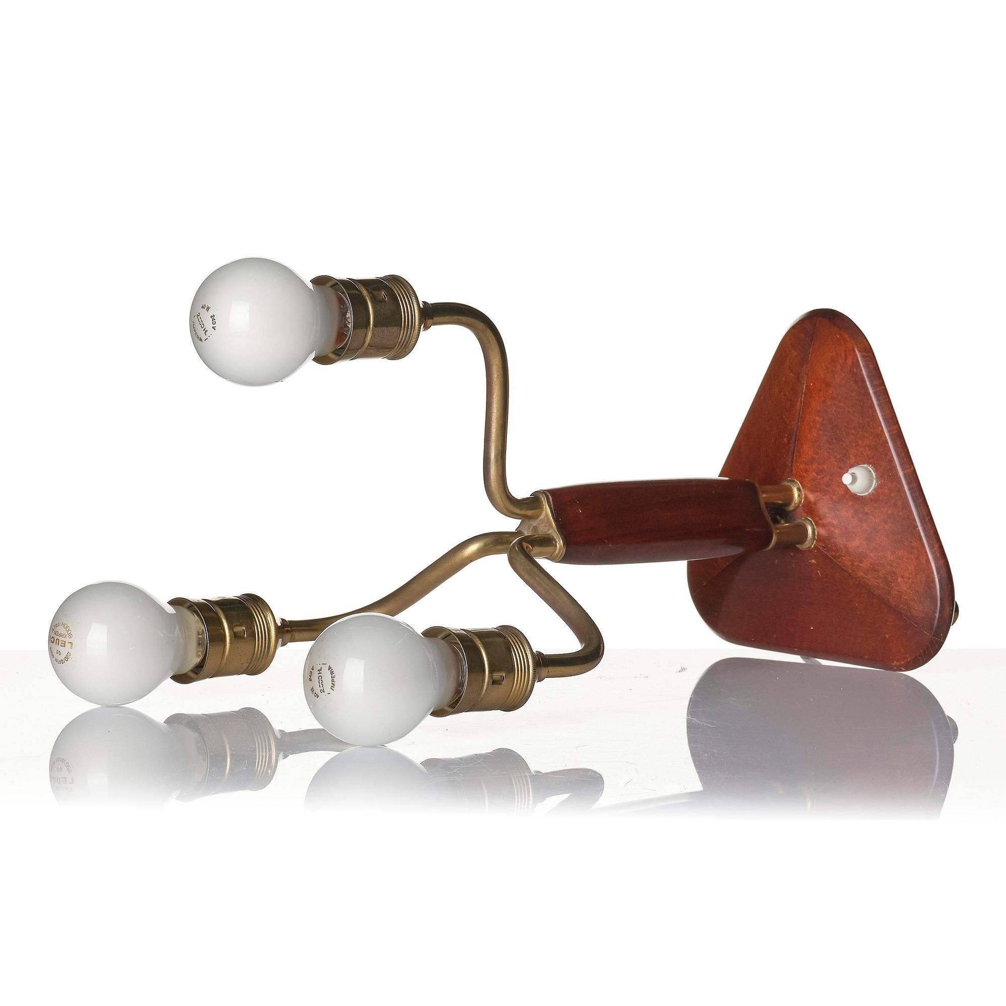 Carl-Axel Acking, a table lamp model "2687", Bröderna Malmströms Metallvarufabrik, Malmö, 1940s.
