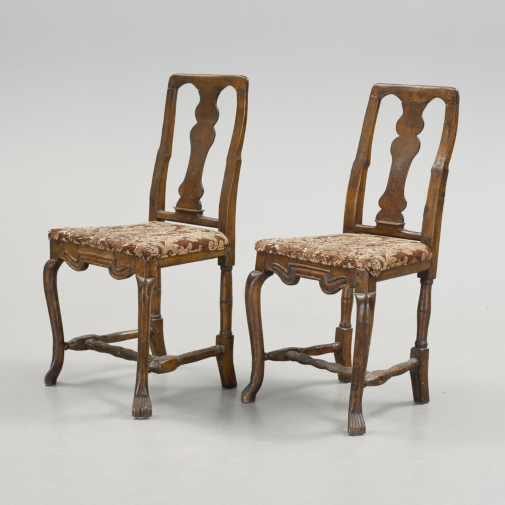 STOLAR, 2st, senbarock, 1700-tal.