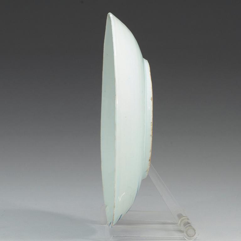 A set of nine blue and white dishes, Ming dynasty, 17th Century.